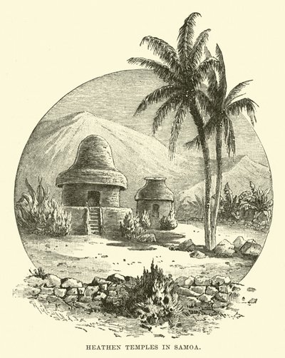 Temples païens à Samoa - English School