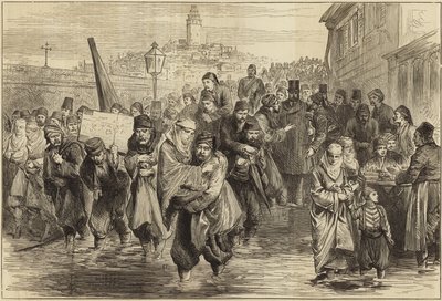 Fortes pluies à Constantinople - English School