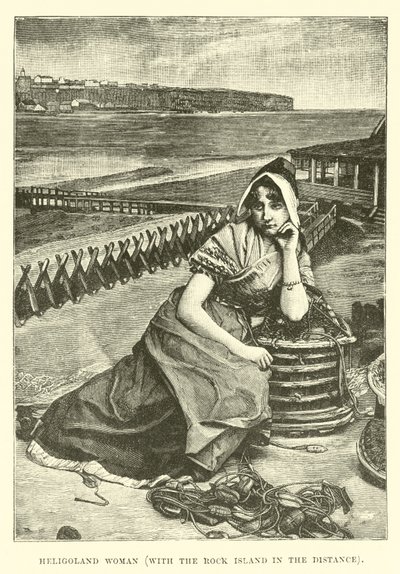 Femme de Heligoland, avec l