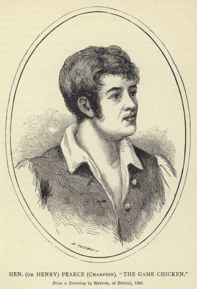 Hen (ou Henry) Pearce, Champion, The Game Chicken, d