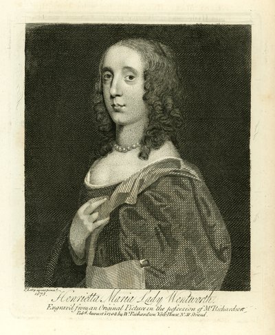 Henrietta Maria, Lady Wentworth - English School