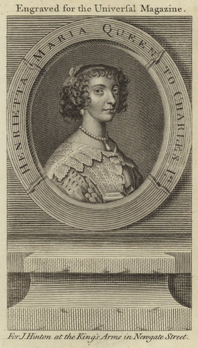 Henriette Marie, Reine de Charles I - English School
