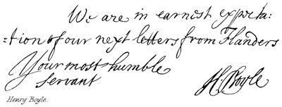 Henry Boyle - English School