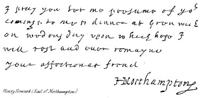 Henry Howard, comte de Northampton - English School