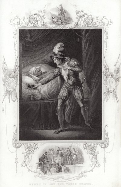 Henri IV et le jeune prince - English School