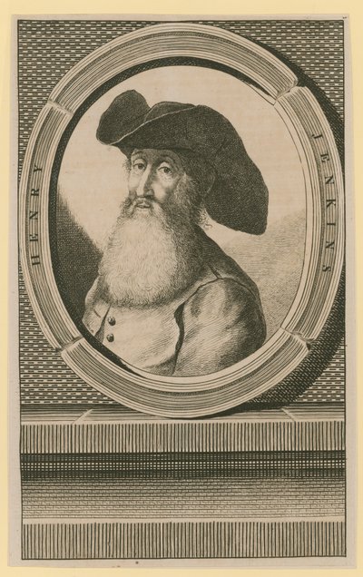 Henry Jenkins, dit avoir eu 169 ans à sa mort en décembre 1670 - English School