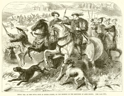 Henri VII à la chasse royale dans la forêt d