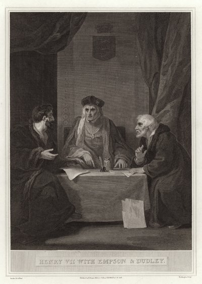 Henri VII avec Empson et Dudley - English School