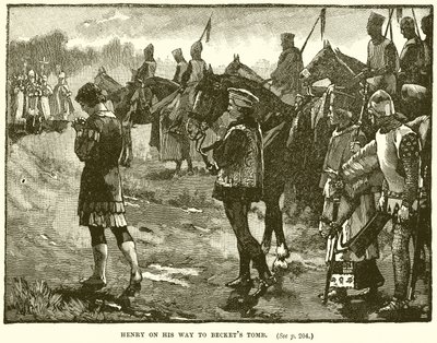 Henri en route pour la tombe de Becket - English School