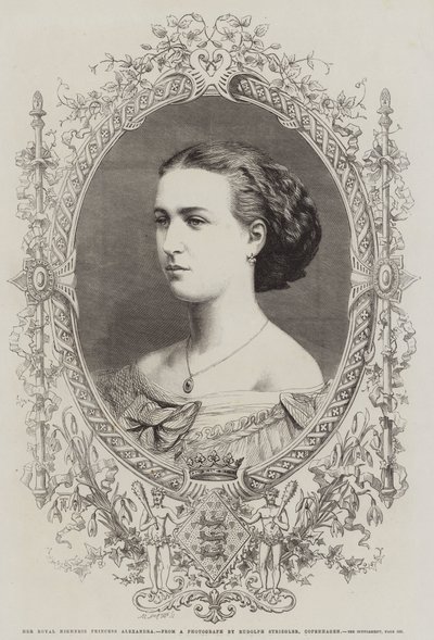 Son Altesse Royale la Princesse Alexandra (gravure) - English School