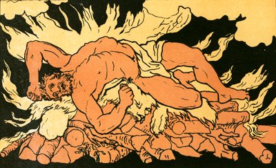 Hercule sur le mont Oeta - English School