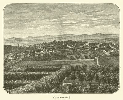 Hernhuth (gravure) - English School