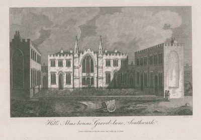 Les maisons de charité de Hill sur Gravel Lane - English School