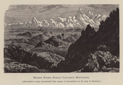 Hindou Kouch, Caucase Indien, Montagnes - English School