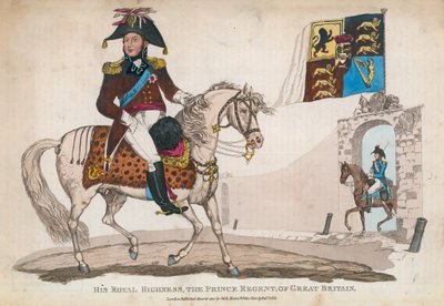 Son Altesse Royale, le Prince Régent de Grande-Bretagne - English School