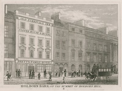 Holborn Bars, au sommet de Holborn Hill - English School