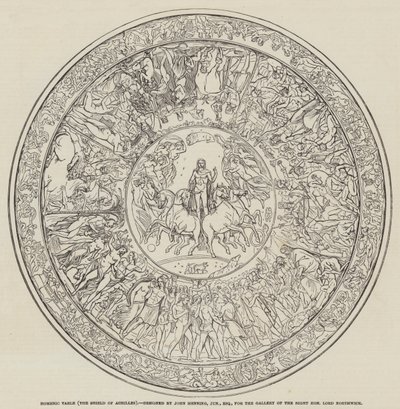 Table homérique, le bouclier d