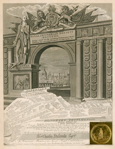 Membre honoraire de la Royal Jennerian Society - English School