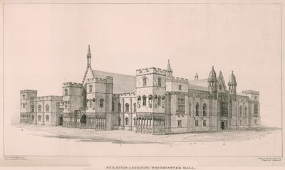 Chambres du Parlement : Bâtiments adjacents à Westminster Hall - English School
