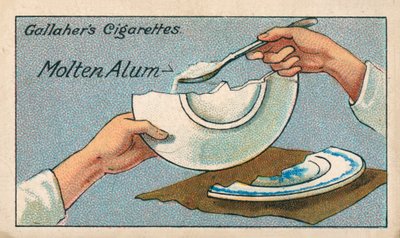 Comment réparer la porcelaine cassée (chromolitho) - English School