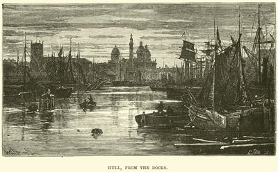 Hull, depuis les docks - English School