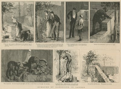 Humours du jardinage à Londres - English School