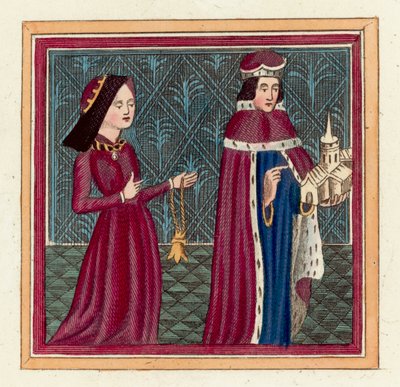 Humphrey duc de Gloucester et sa seconde épouse, Eleanor Cobham - English School