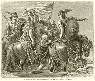 Hongrois émigrant vers leurs nouvelles maisons - English School