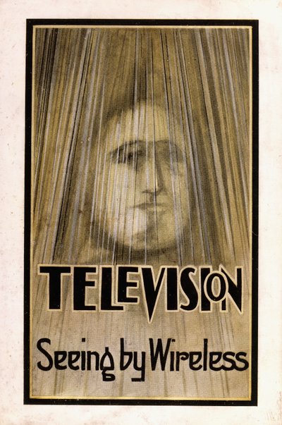 Jaquette illustrée pour la première édition de "Télévision", 1926 - English School