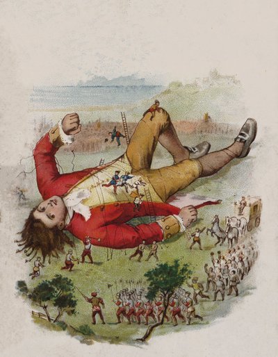 Illustration pour Les Voyages de Gulliver - English School