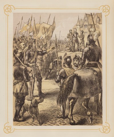 Illustration pour La Guerre sainte de John Bunyan (lithographie) - English School