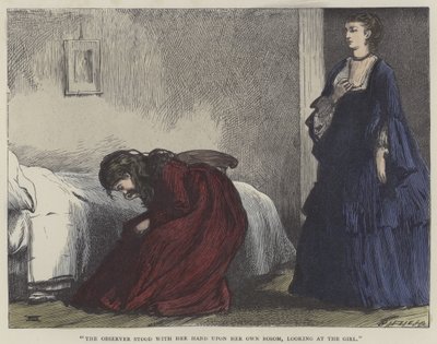 Illustration pour Little Dorrit (gravure en couleur) - English School