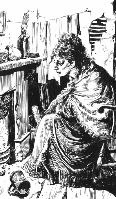 Illustration pour Oliver Twist de Charles Dickens - English School