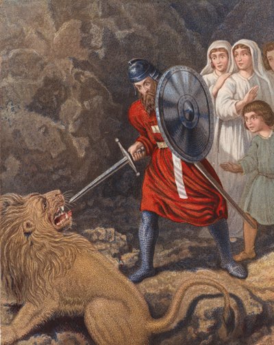 Illustration pour Le Voyage du Pèlerin de John Bunyan - English School