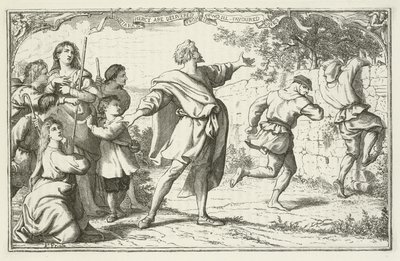 Illustration pour Le Voyage du Pèlerin de John Bunyan - English School