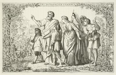 Illustration pour Le Voyage du Pèlerin de John Bunyan - English School