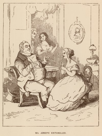 Illustration pour Vanity Fair de Thackeray (lithographie) - English School