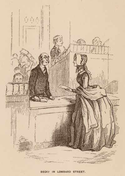 Illustration pour Vanity Fair par Thackeray - English School
