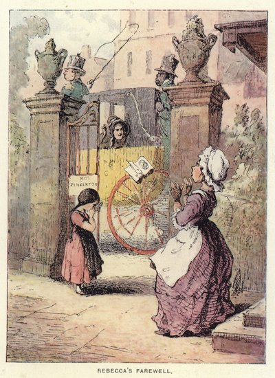 Illustration pour Vanity Fair par Thackeray - English School