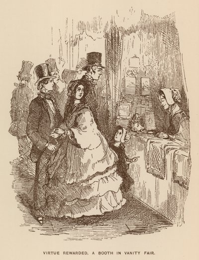 Illustration pour La Foire aux vanités par Thackeray - English School