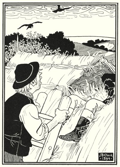 Illustration pour les aventures du Baron de Münchhausen (gravure) - English School