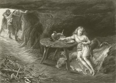 Imogène dans la grotte - English School