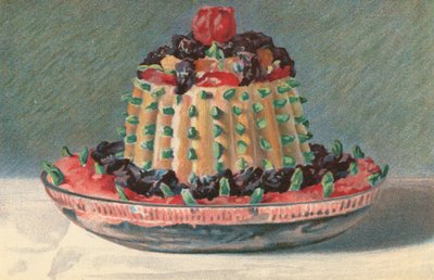 Imperial Tipsy Cake (lithographie couleur) - English School