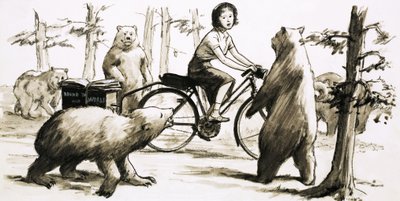 En 1957, la frêle Louis Sutherland a réalisé son ambition de faire le tour du monde à vélo - English School