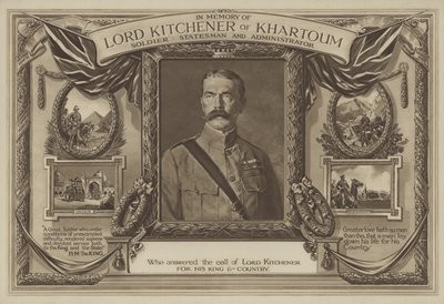 En mémoire de Lord Kitchener de Khartoum - English School