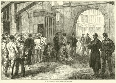 À Paris, discutant de la dernière sortie, décembre 1870 - English School