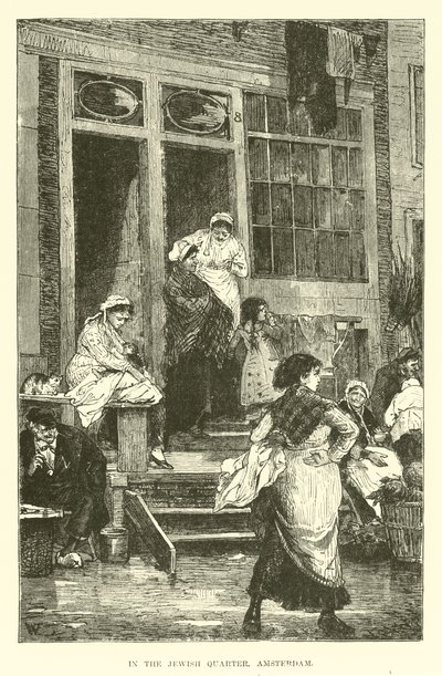 Dans le quartier juif, Amsterdam - English School