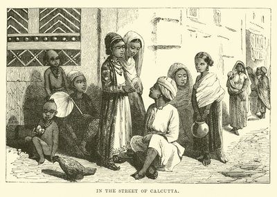Dans la rue de Calcutta - English School