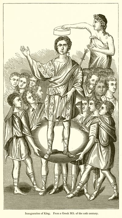 Inauguration du roi - English School