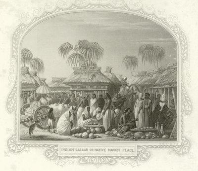 Bazar indien ou marché local - English School